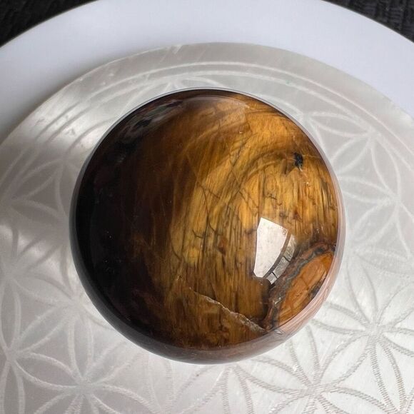 Tiger Eye Crystal Mini Sphere‎ - Picture 5 of 12